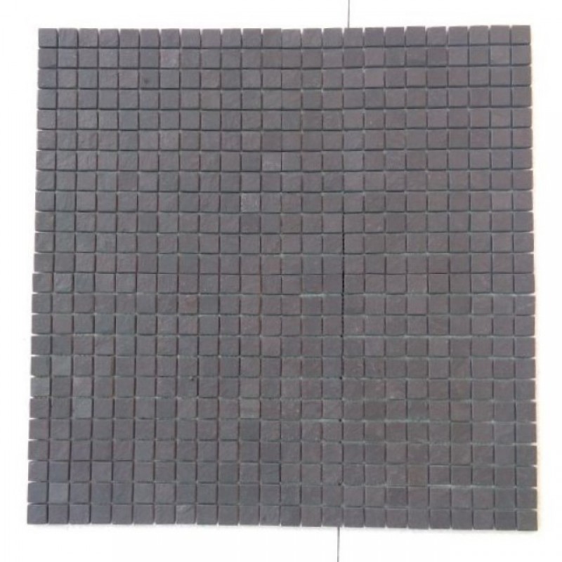 Himachal Black Quartzite Slate Mosaic Tile