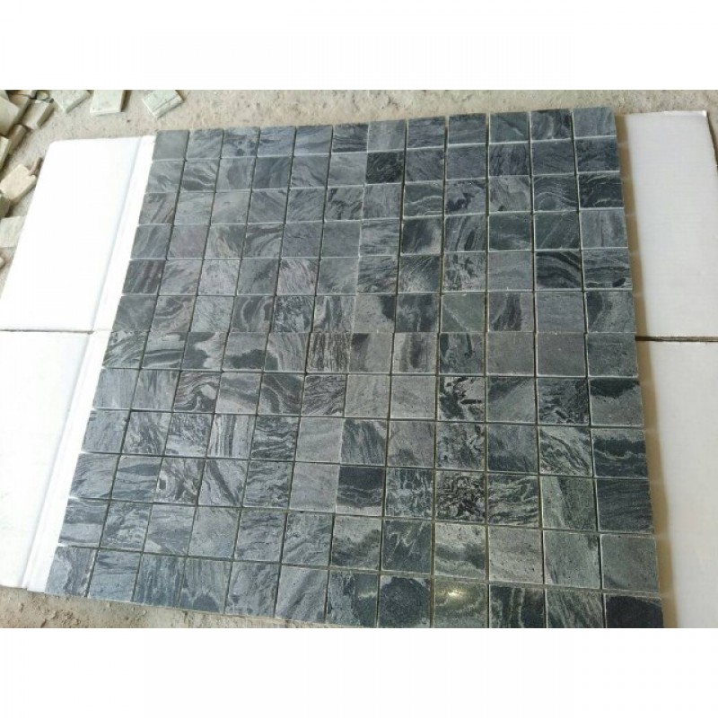 Himachal Snow White Quartzite Slate Mosaic Tile