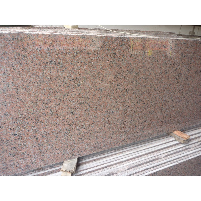 Cheap Sanxia Red 2cm Natural Granite Slab Floor Tile