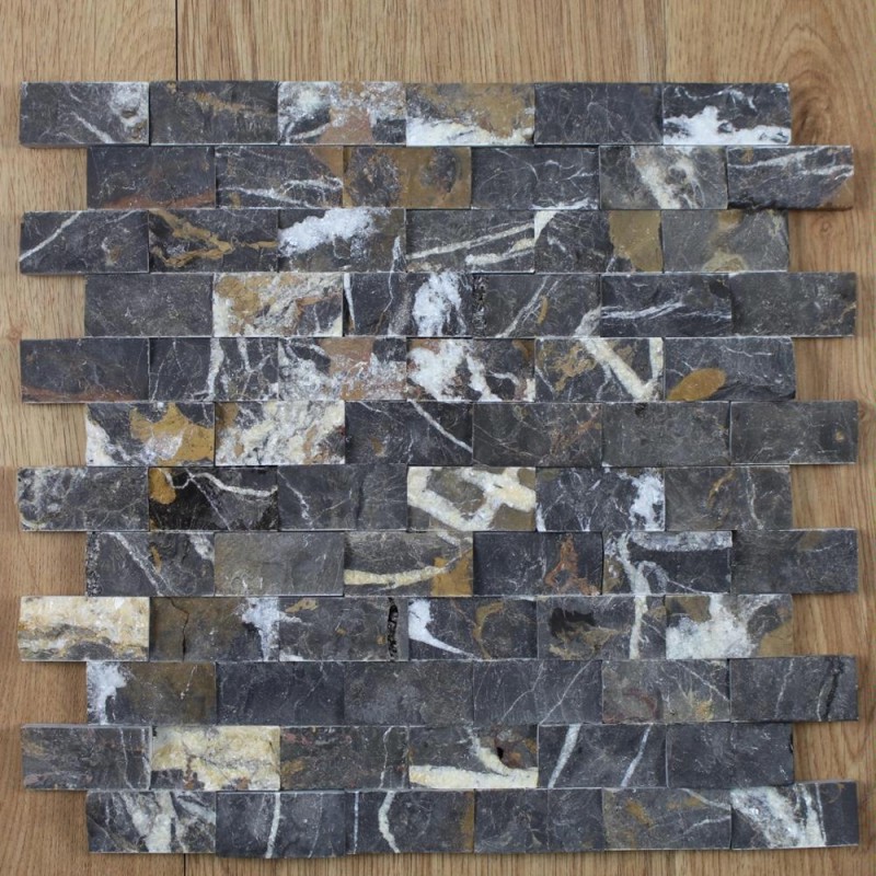 Black And Gold Tile Backsplash, Turkish Mosaic Tile Backsplash, Split Mosaic Tile 300x300