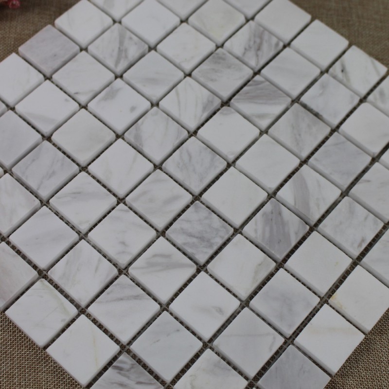 Cheap Price Volakas White Marble Mosaic Backsplash Tile From China Factory