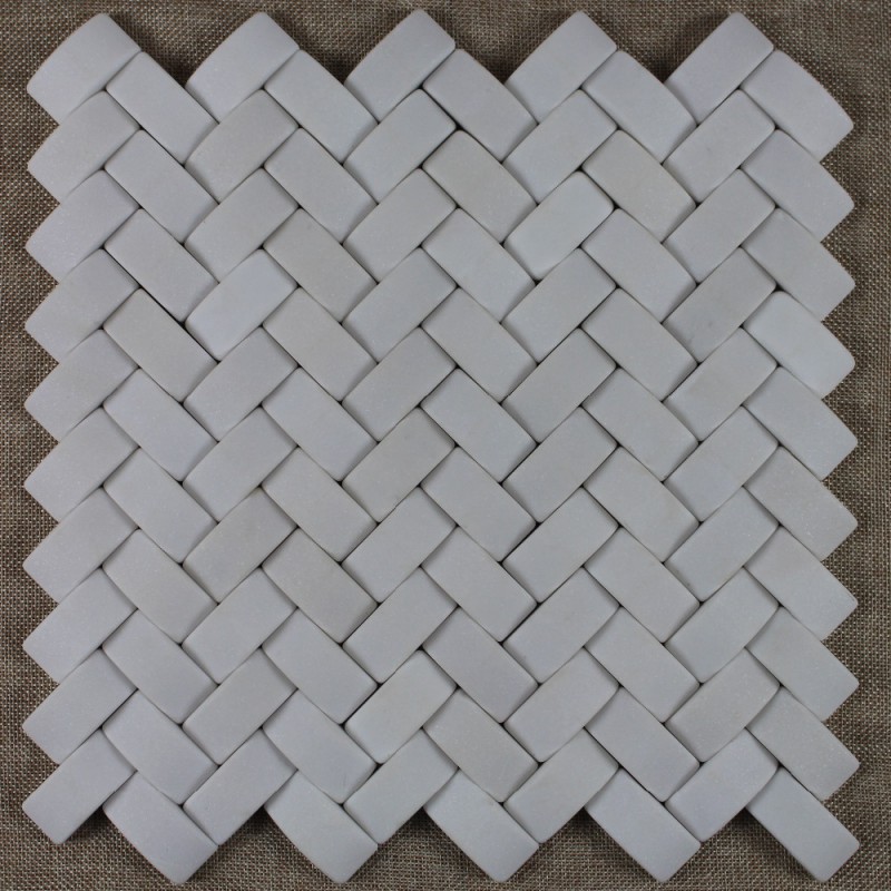 China Factory Natural White Marble Mozaik Stone Tiles