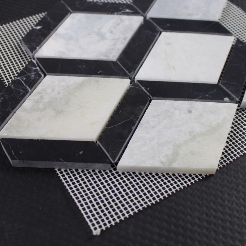 Quality Assurance Unique Design White Marble Floor Tile