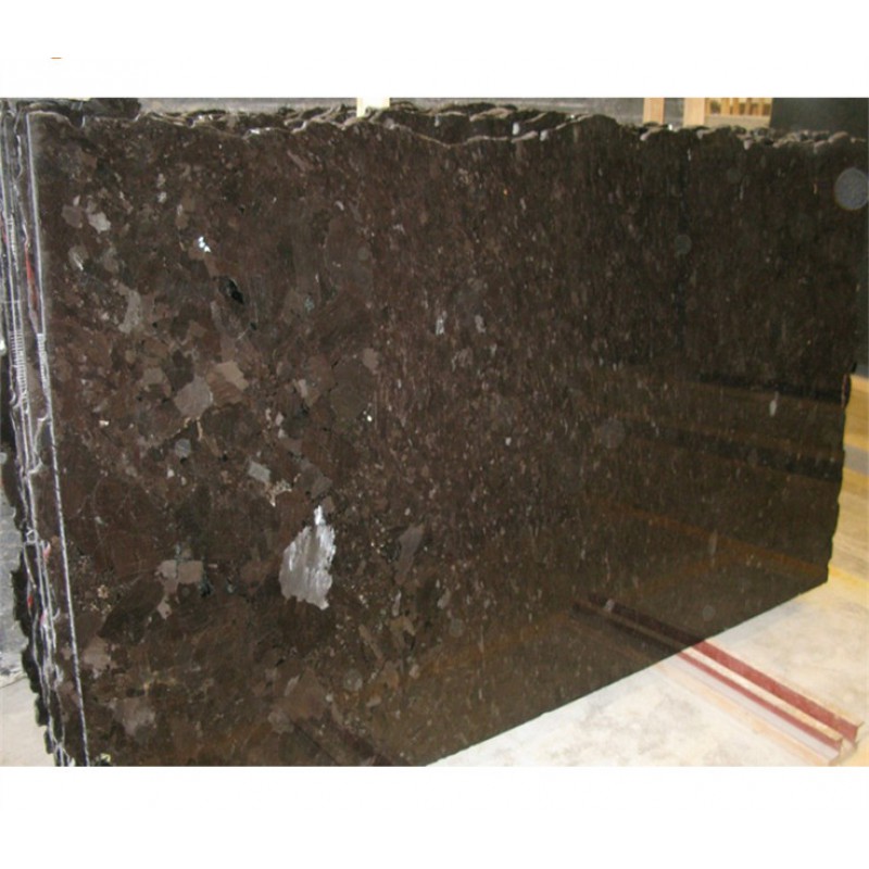 Antique Brown Granite Slab With Granite Polishing Bricks