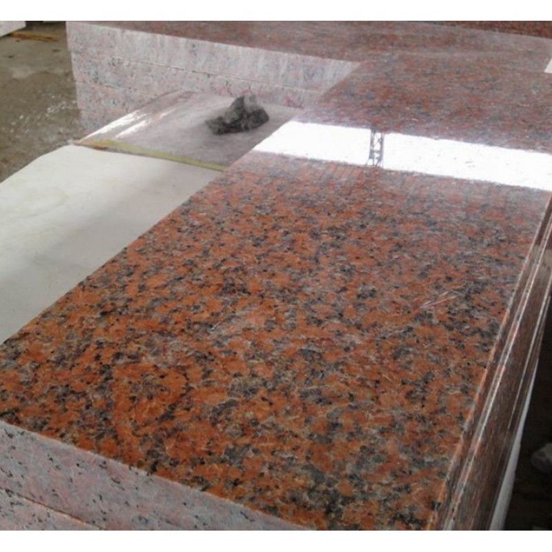 Cheap Whole Sale Price Maple Red Granite Slabs Polished