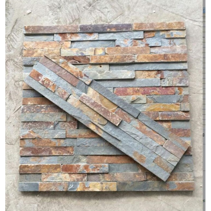 Decorative Rusty Slate Exterior Wall Culture Stone Panel