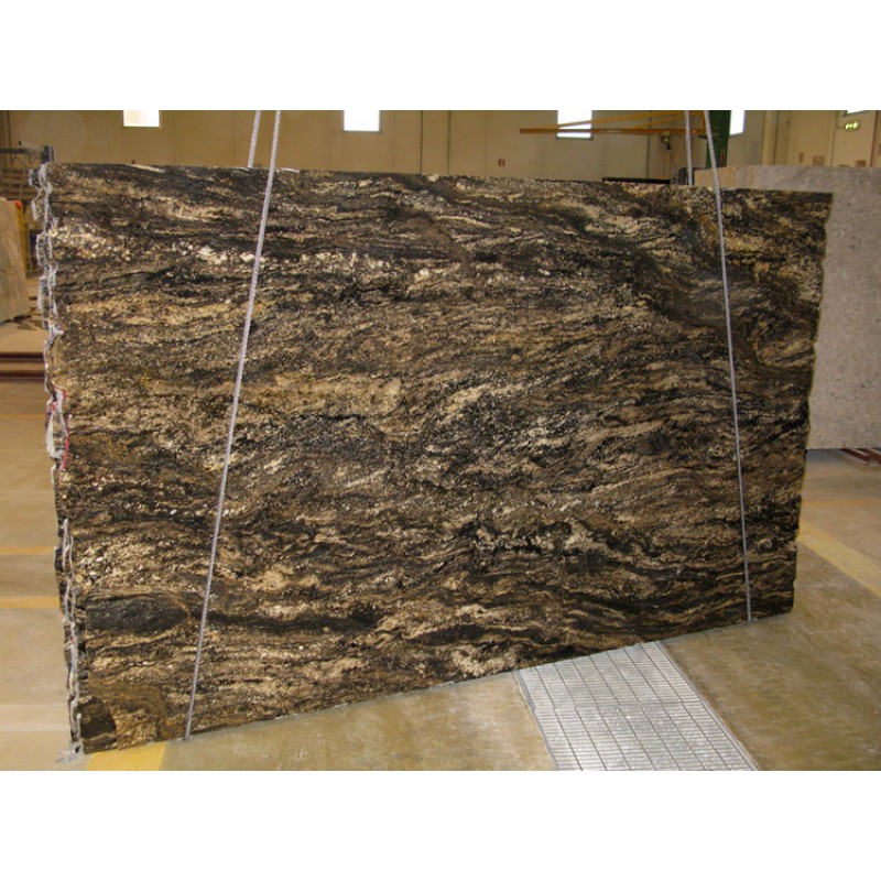 Natural Granite Brazil Golden Thunder Granite Slab Price