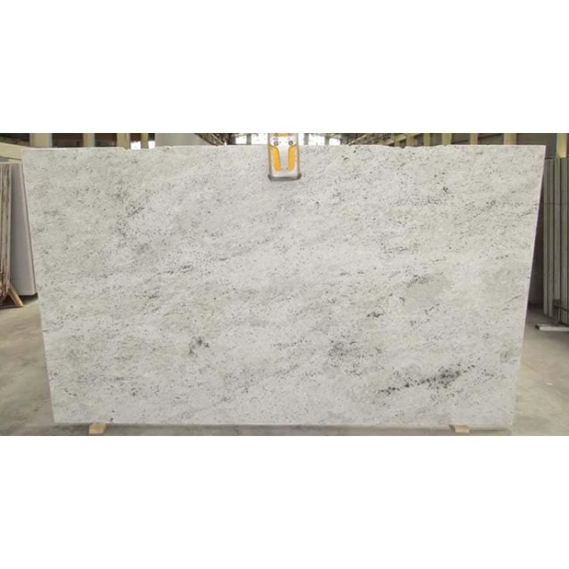 Polished Colonial White Granite Slab