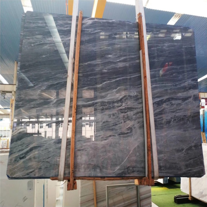 Chines Polished 2cm Alice Grey Marble Slab