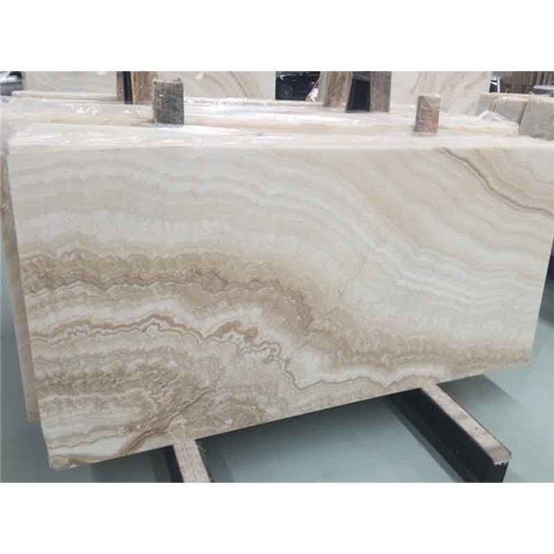 High Quality Beige Wood Marble Onyx Slabs