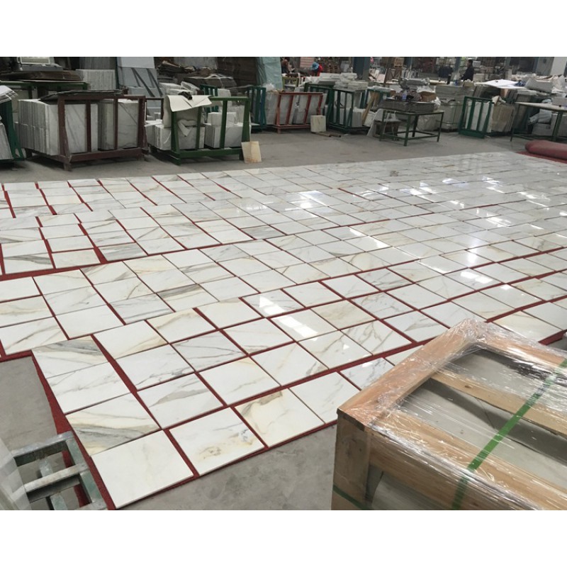 Italian Luxury Calacata Gold Marble Slab Price For Flooring Design