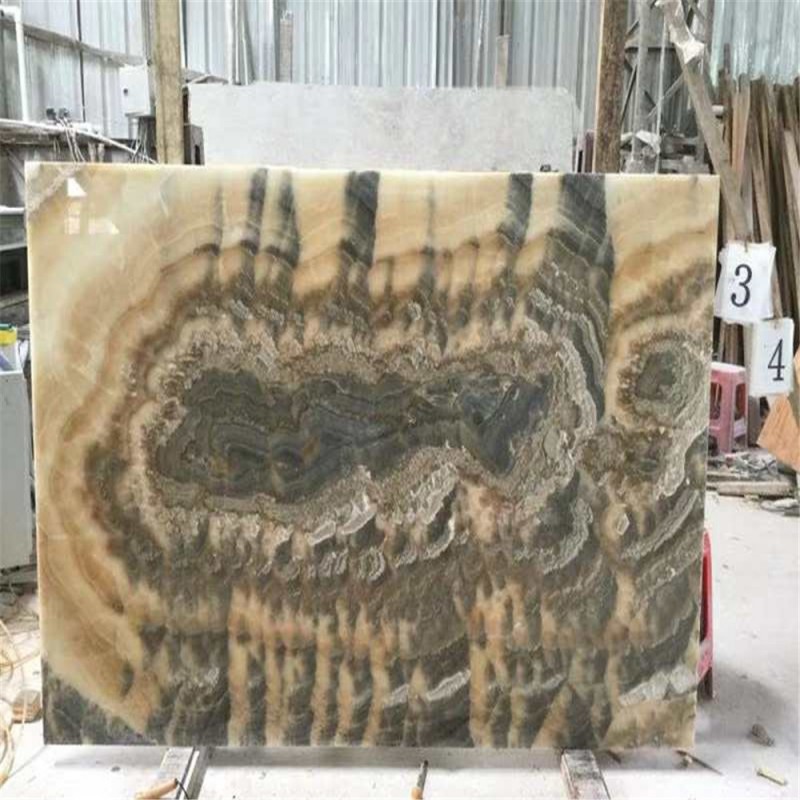 The Ink Painting Onyx Slab For Wall Or Floor Cloud Patterns Design