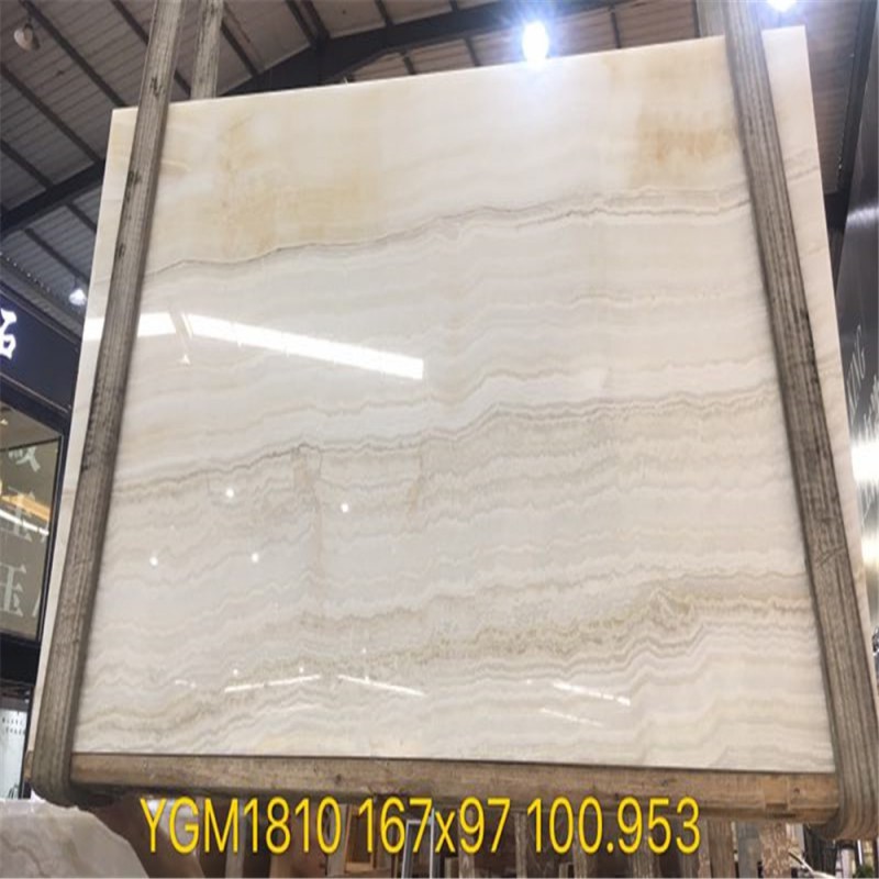 White Onyx With Straight Veins For Back Lighting