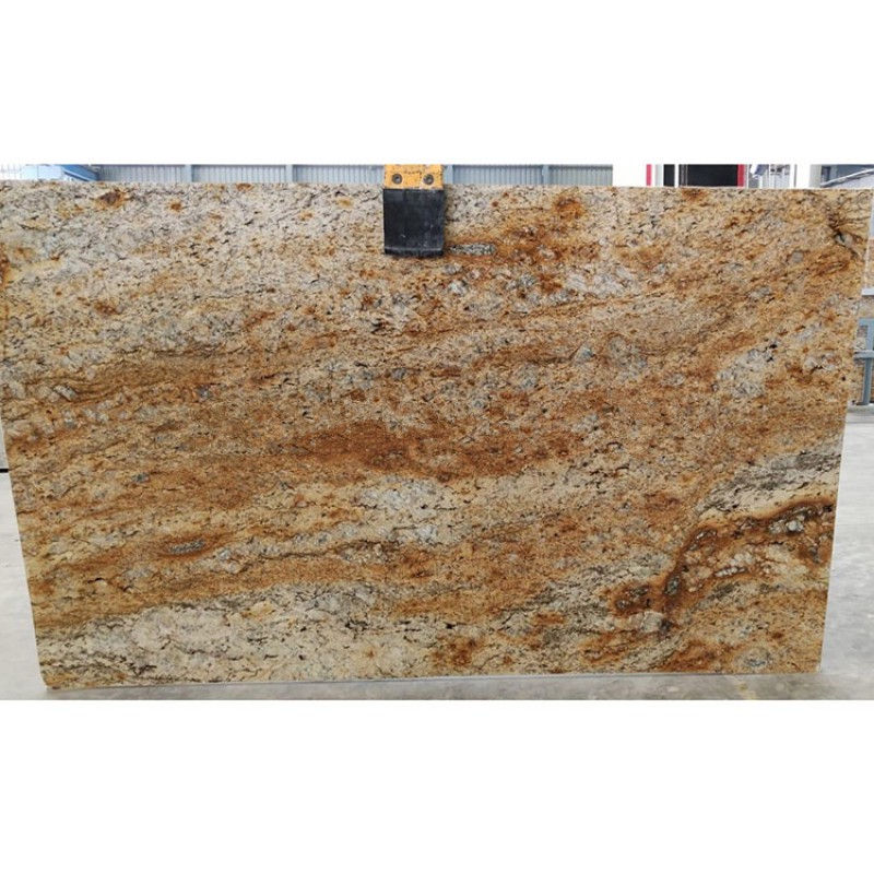 Cheap Price Custom Size Polished Aurm Gold Granite Slab