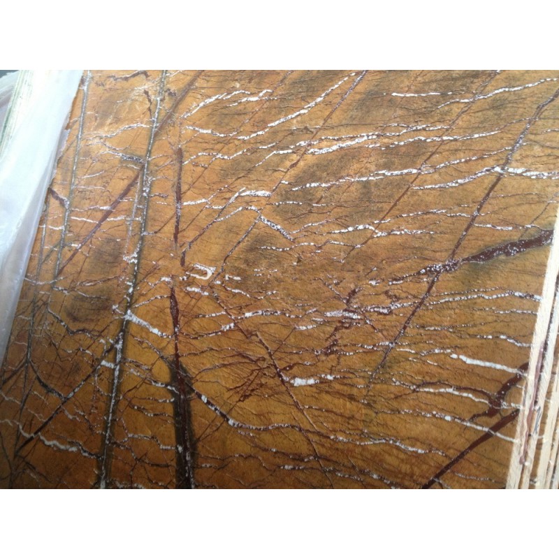 Rain Forest Brown Marble Slab