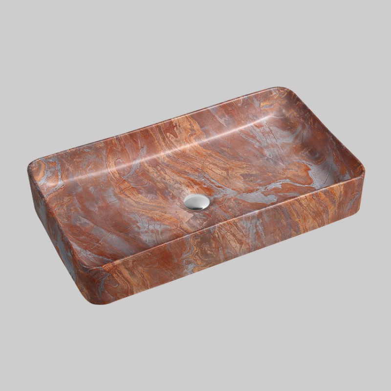 Best Selling China Rectangle Sink Stone Wash Basin