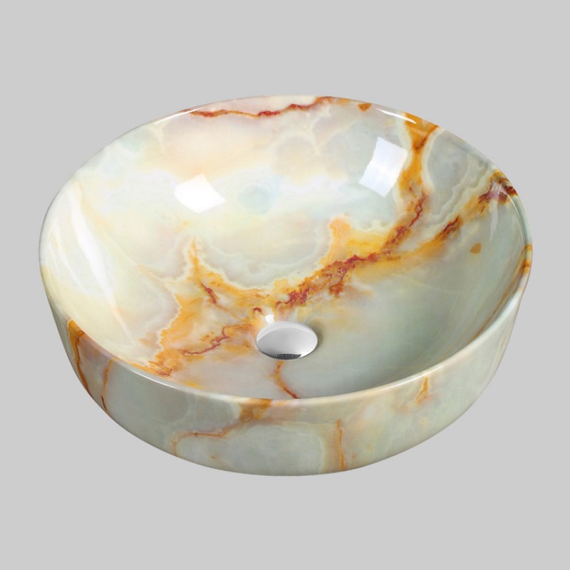 High Quality Countertop Marble Wash Sink Bathroom Basin