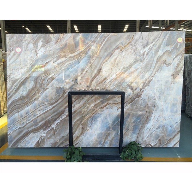 Luxury Brown Roman Impression Marble