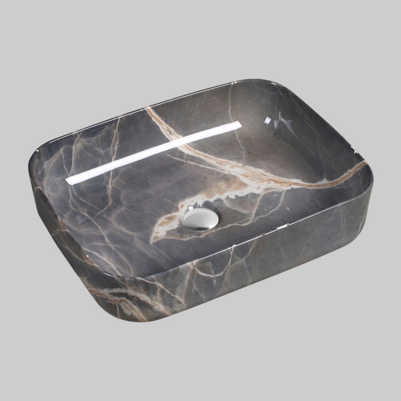 Natural Stone Grey Color Wash Basin Models Price