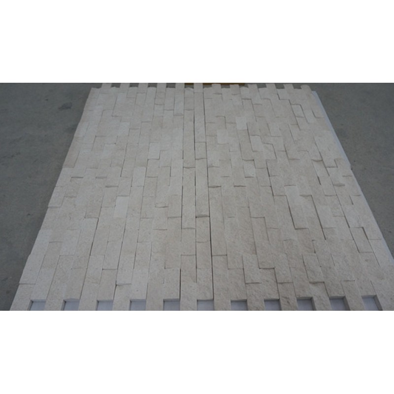 Natural Surface Moca Creme Sandstone Brick Stone Mosaic Wall Tile