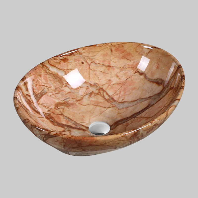 New Model Bathroom Italian Marble Basin Natural Stone Wash Basin