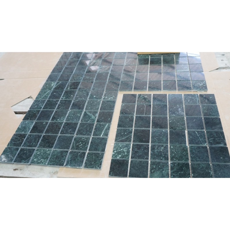 Polished Chinese Marble Green Marble Mosaic Stone Tiles