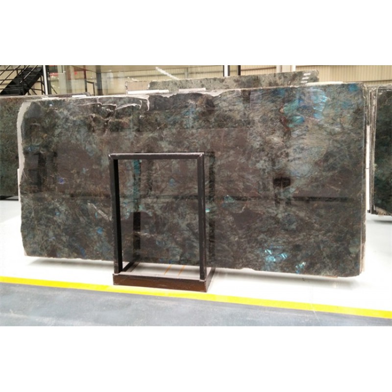 Rare Luxury Stone Blue Lemurian Granite Slab