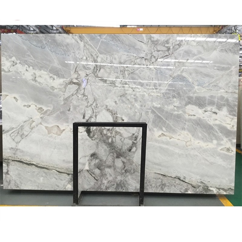 Wholesale Natural Polished Crystal Blue Marble Slab