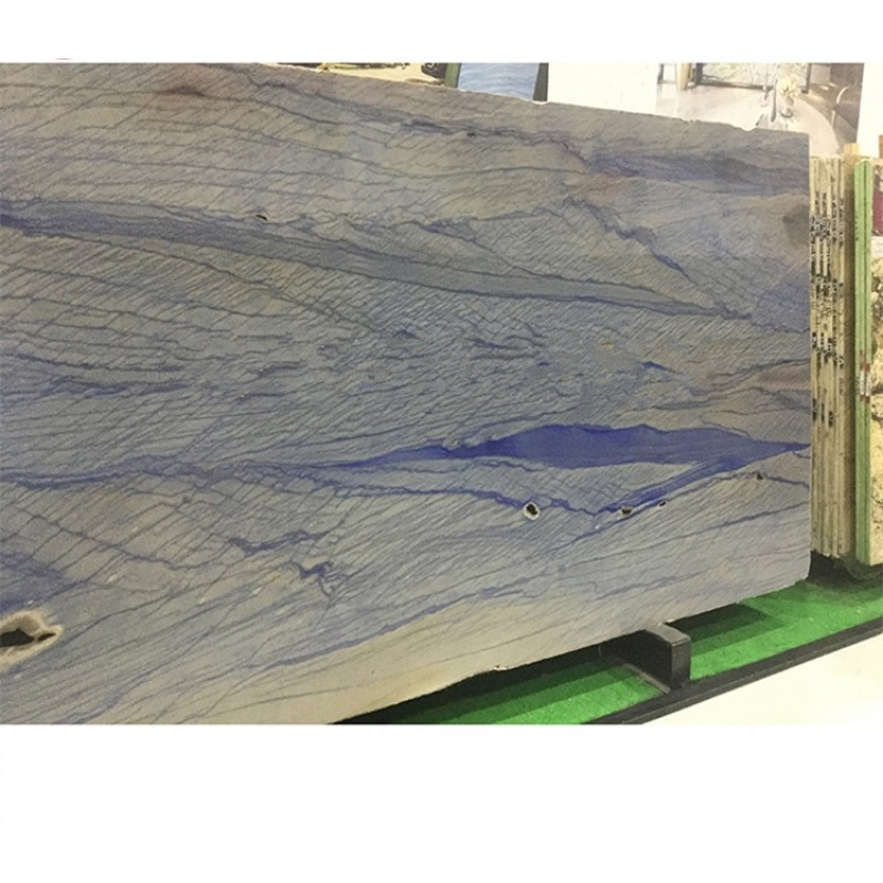 Wholesale Polished Blue Sky Quartzite Azul Macobus Marble Stone