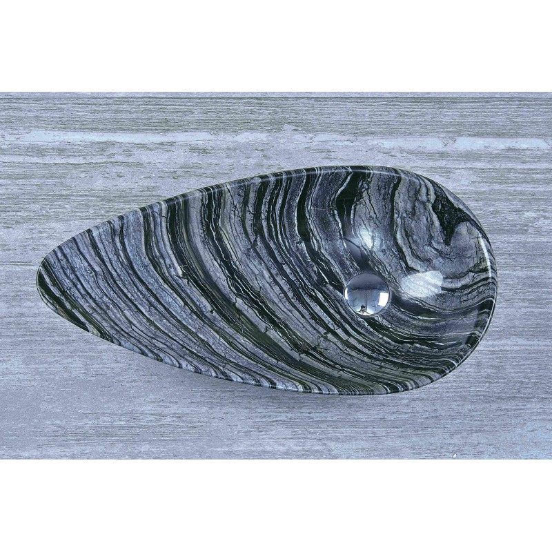 Water-drop Shape Natural Stone Basin Bathroom Marble Sink