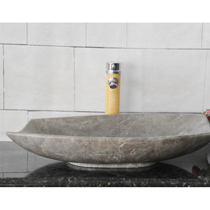 Natural Marble Pedestal Sink From China