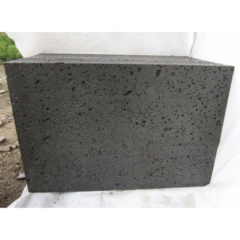 Black Lava Basalt Stone Wall Tiles