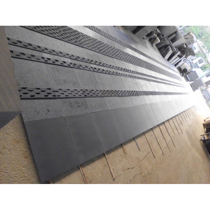 Natural Stone Black Grey Basalt Lava Stone Wall Decoration