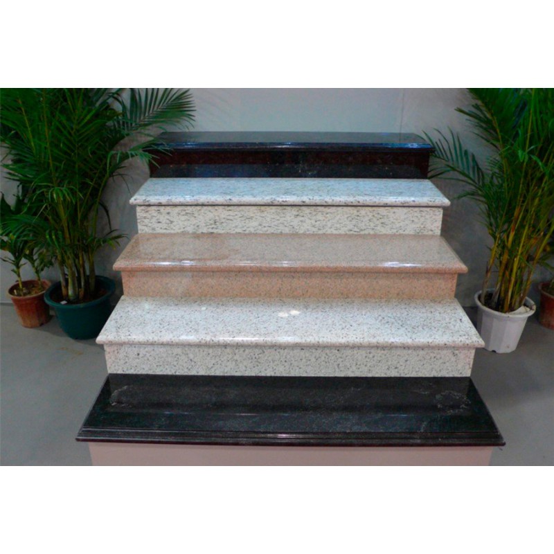 Best Price Black / Pink/ Grey/ Yellow Nature Ladder Stairs Cheap Granite Steps