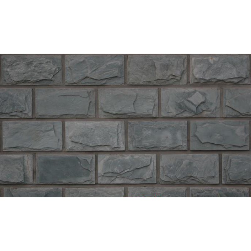 Chinese Factory Direct Sales Cheap Handmade Mushroom Edge  Black Decorative Slate Stone Wall Covering