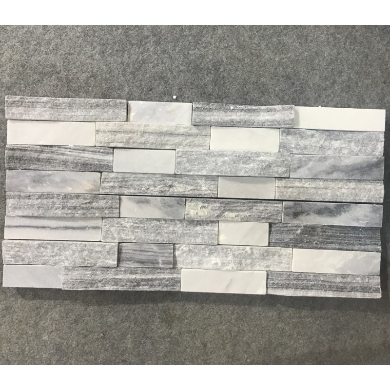 Cloudy Grey Culture Marble Stone/Interior Wall Cladding System/Stone Decoration Wall