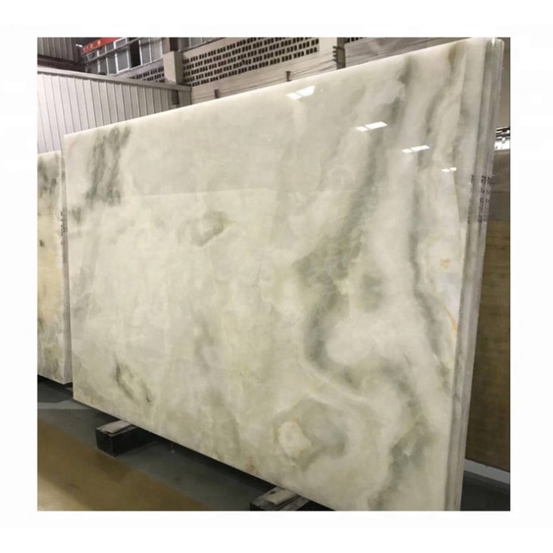 Good Quality Polished Natural White Onyx Marble Slabs For Wall Cladding Wall Tiles