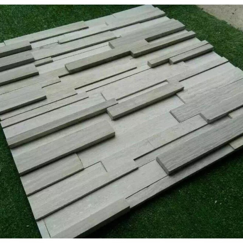 Gray Marble Wall Cladding Sizes/Eco-friendly Material Wall Cladding/Interior Stone Wall Tiles