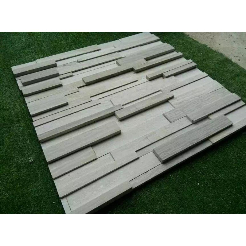 Gray Marble Wall Cladding Sizes/Eco-friendly Material Wall Cladding/Interior Stone Wall Tiles