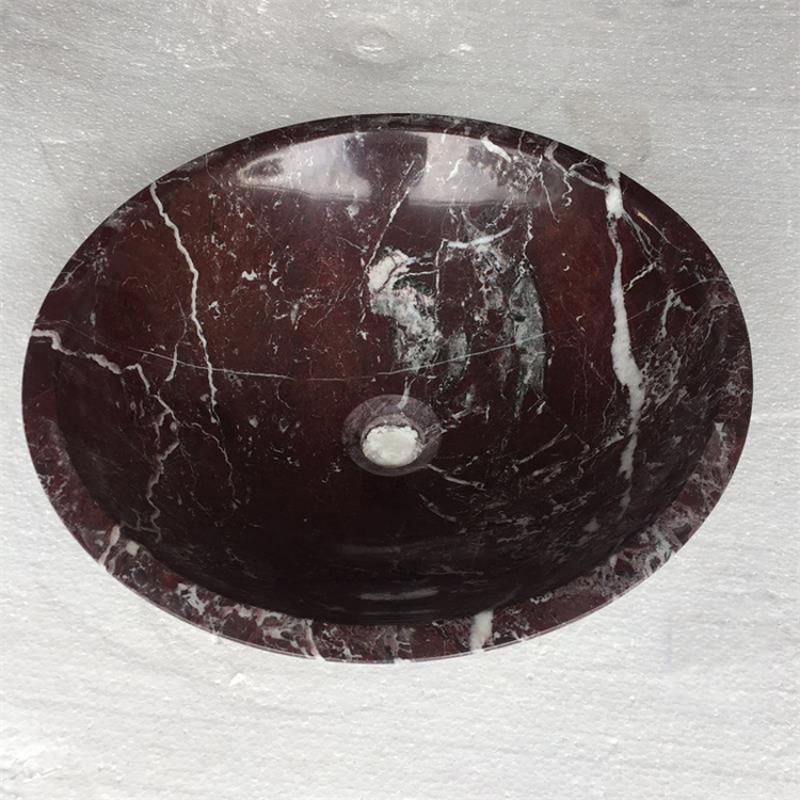 Handmade Natural Bathroom Stone Sink Marble Wash Basin