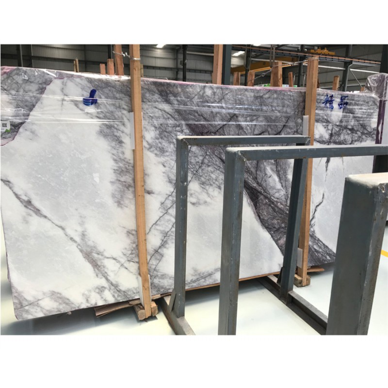 Large Slabs Purple Veins Milas Lilac Marble For Bathroom Tiles