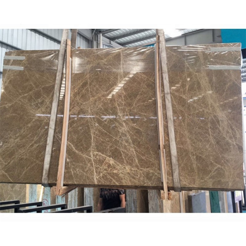 Polished Emperador Light Marble For Project Tiles