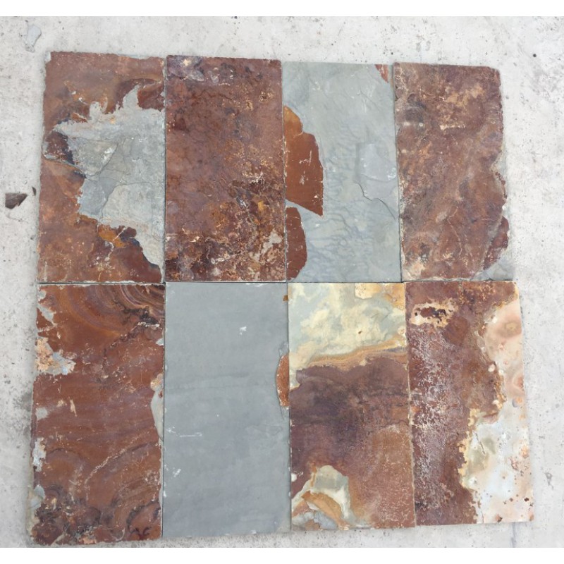 Rust Slate Parking Tiles Floor/ Flooring Tiles Designs