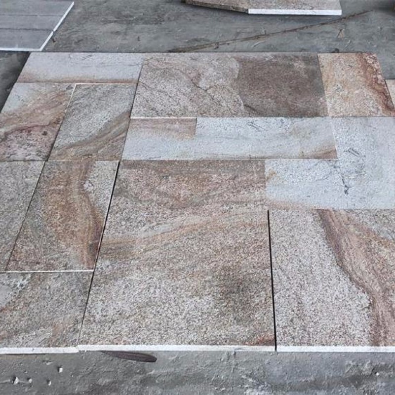 Flamed Grante Pink Yellow White Granite For Floor & Wall, Both Internal & External Granite