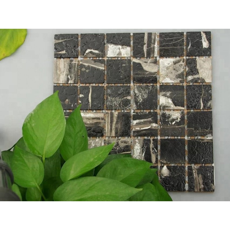 Black And White Marble Mosaic