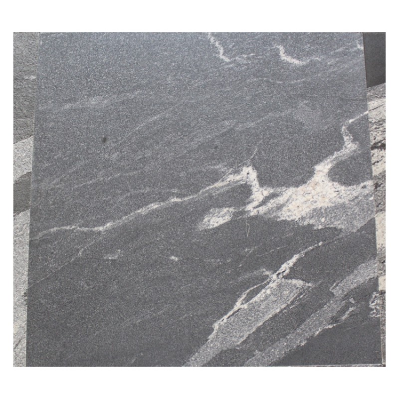 Kashmir Black Mist Black Granite Tiles 30x30