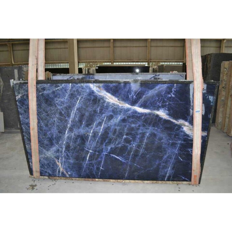 Luxury Natural Italian Sodilate Blue Marble Stone