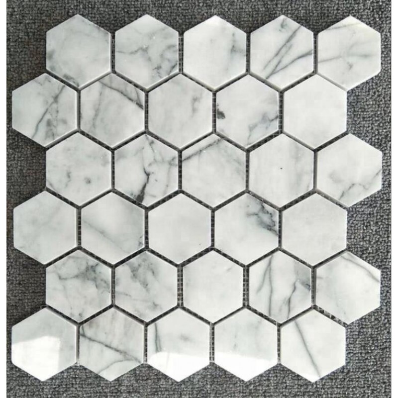 Good Quality Luxury Carrara Marble Mosaic For Sale