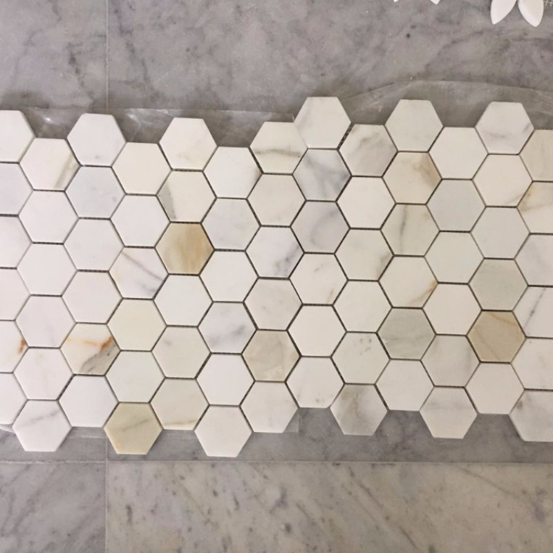 Xiamen International Stone Fair Marble Mosaic Tile