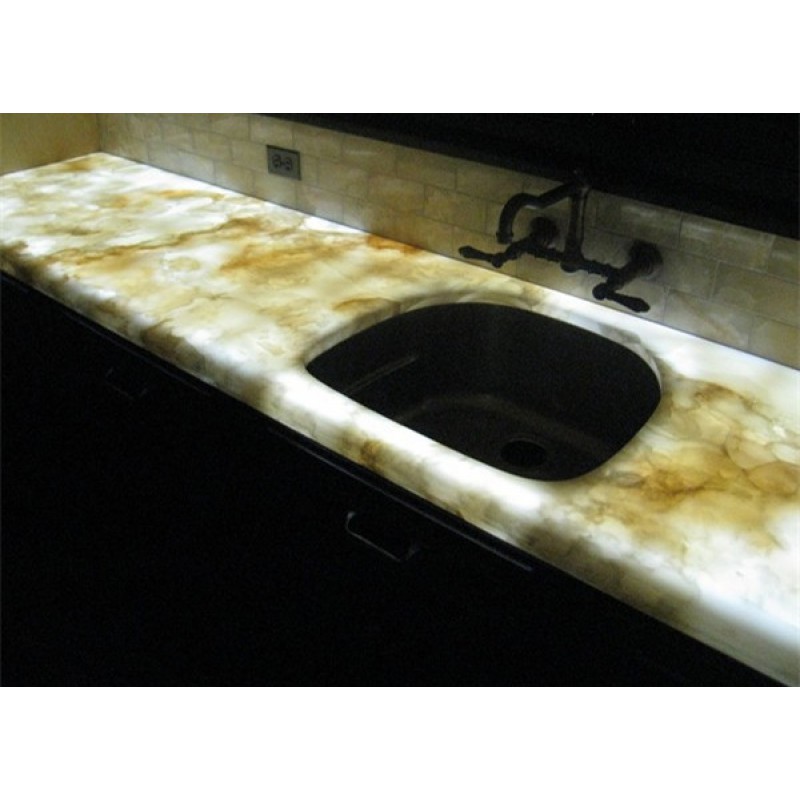 Bathroom Prefab Onyx Countertops Vanity